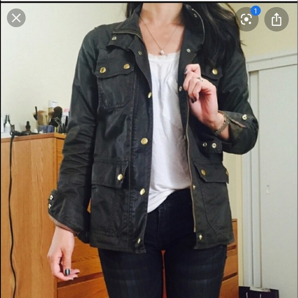 J. Crew Jackets & Blazers - J.Crew Waxed Cotton Downtown Field Utility Jacket
